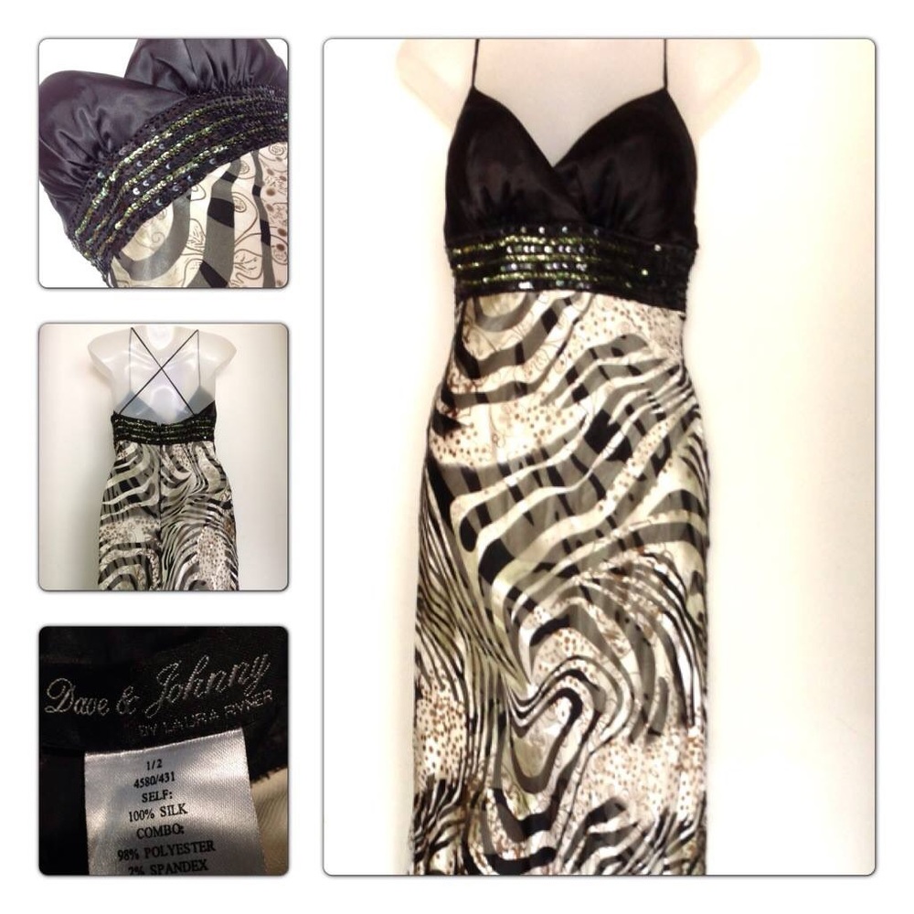 Zebra Print Gown